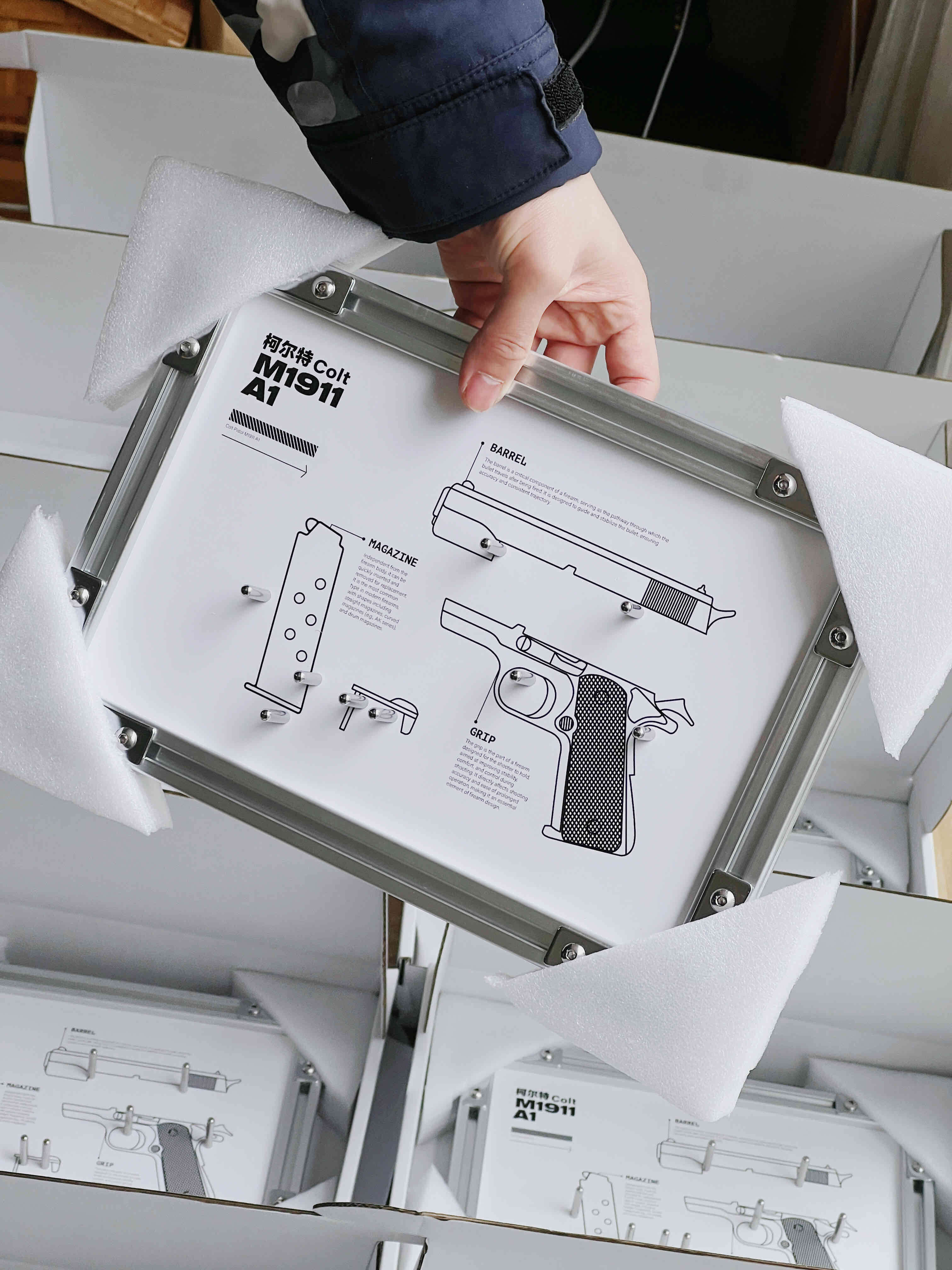 Ematok™ 1:2 Gun Model Display