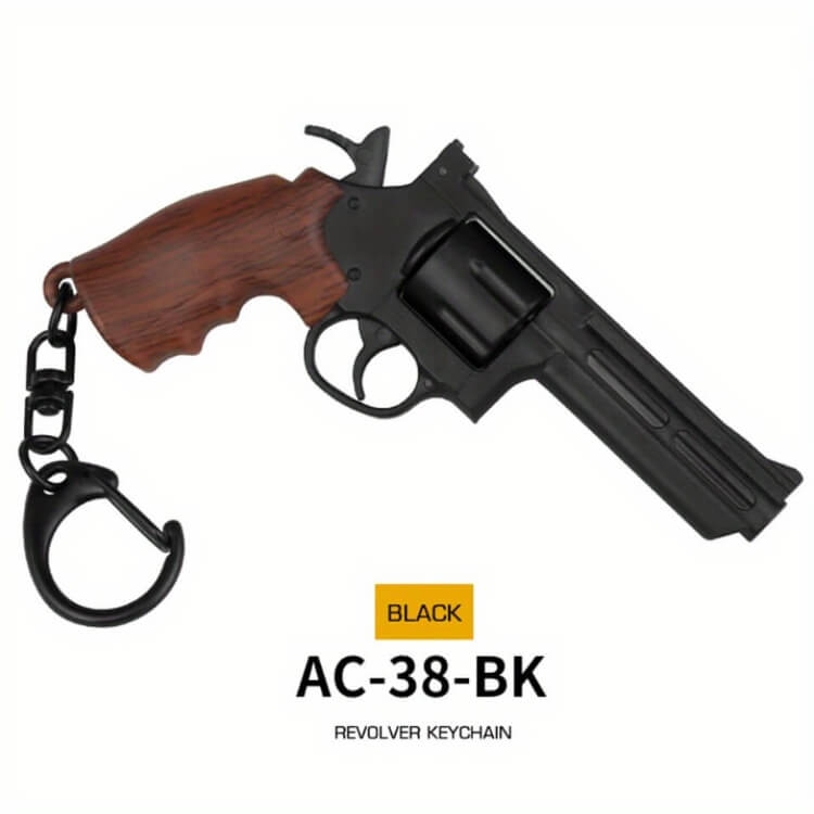 Revolver Model Keychain