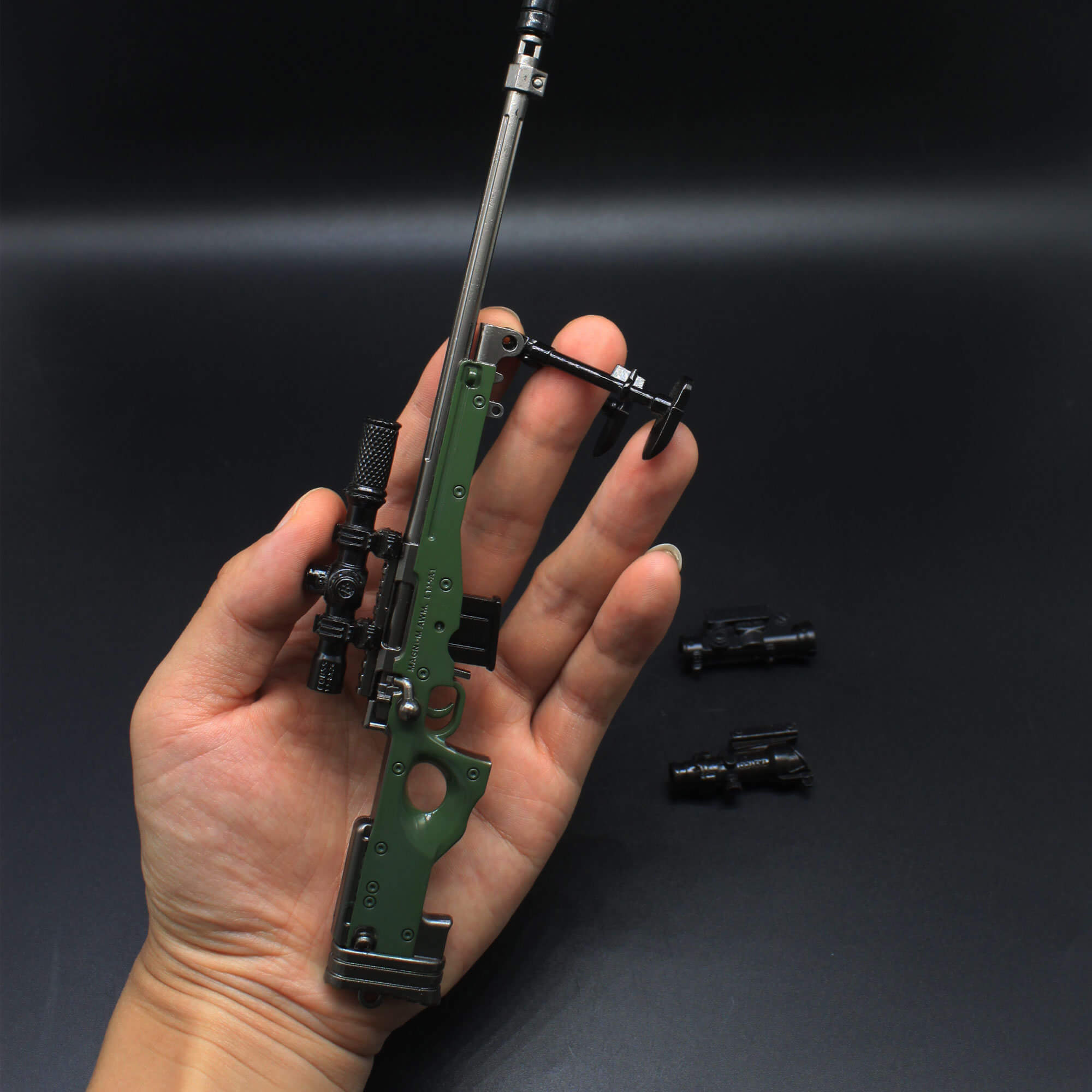 gun keychain