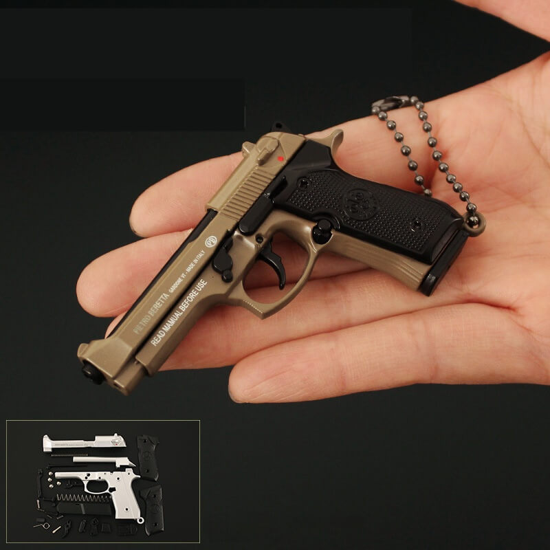 gun keychain