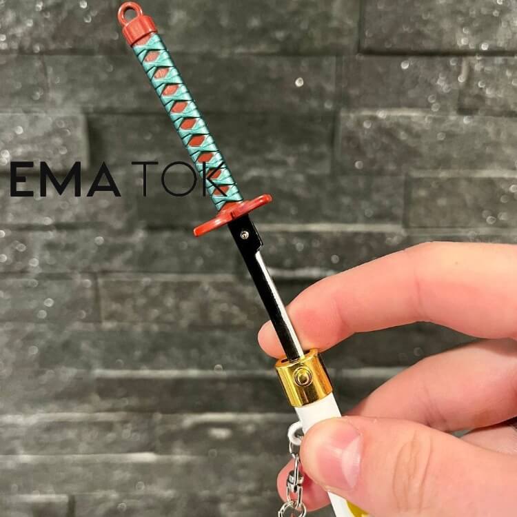 mini sword keychain