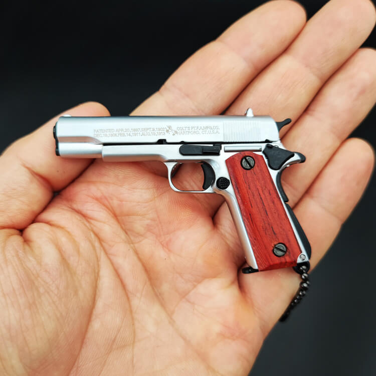 1911 gun keychain