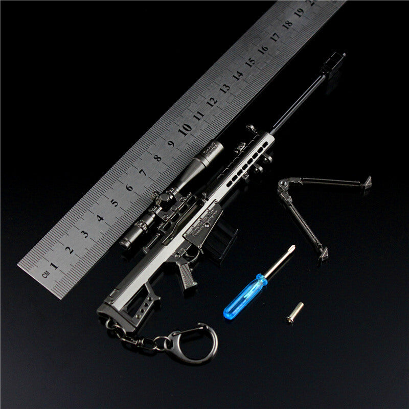 Metal Barrett M82A Keychains
