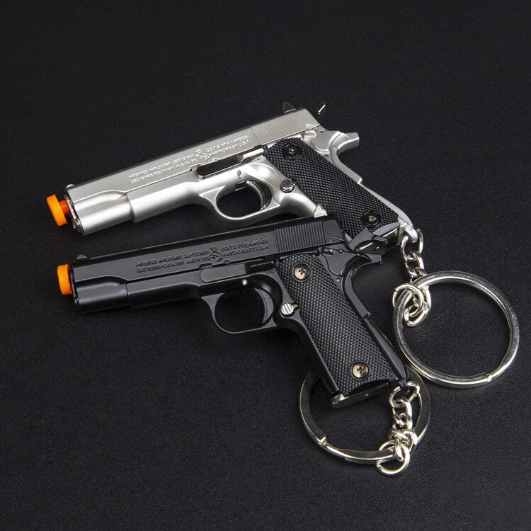 Ematok™ Metal 1911 Gun Keychain - Collector's Edition