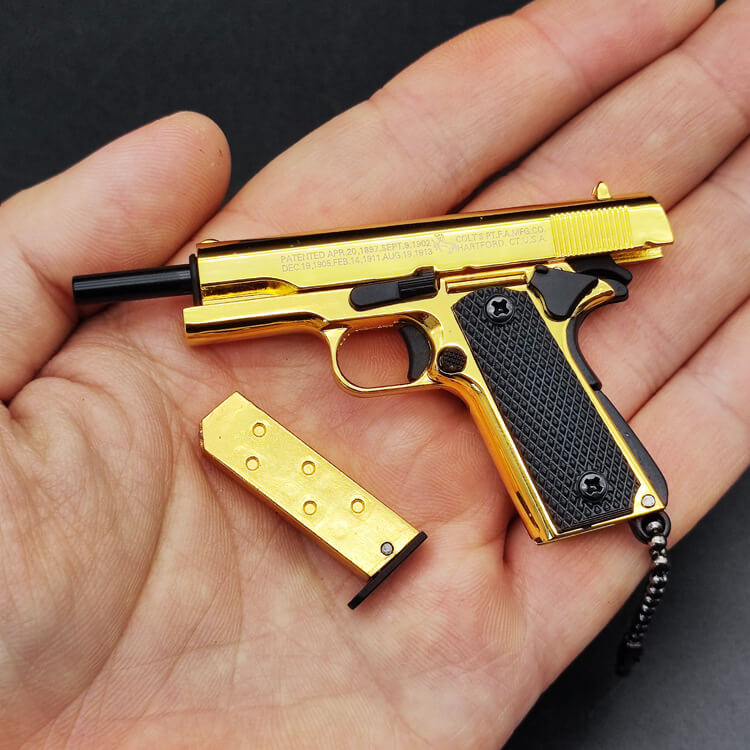 1911 mini gun keychain