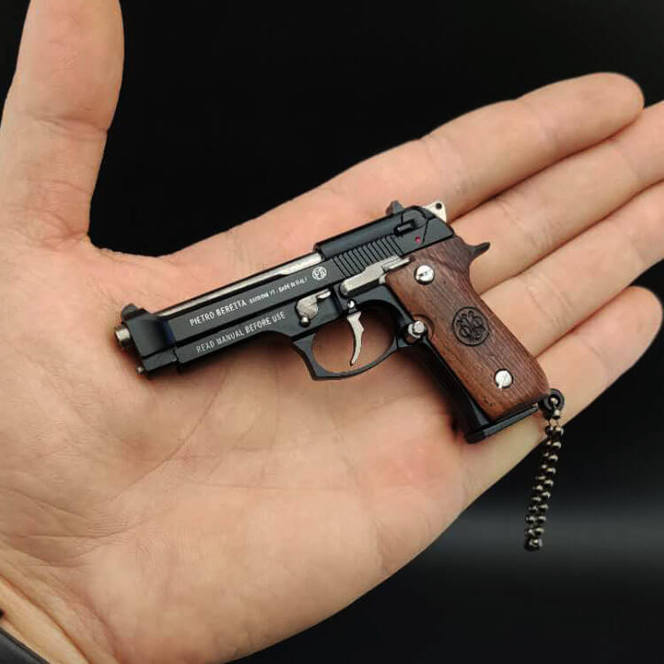 Ematok™ Mini  Metal M91F Model Gun Keychains