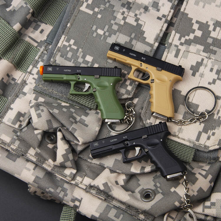 Ematok™ Mini Semi-Metal Glock17 Keychain