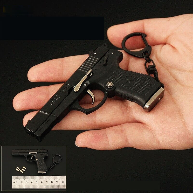 Ematok™ Mini Metal QSZ 92 Gun Keychain