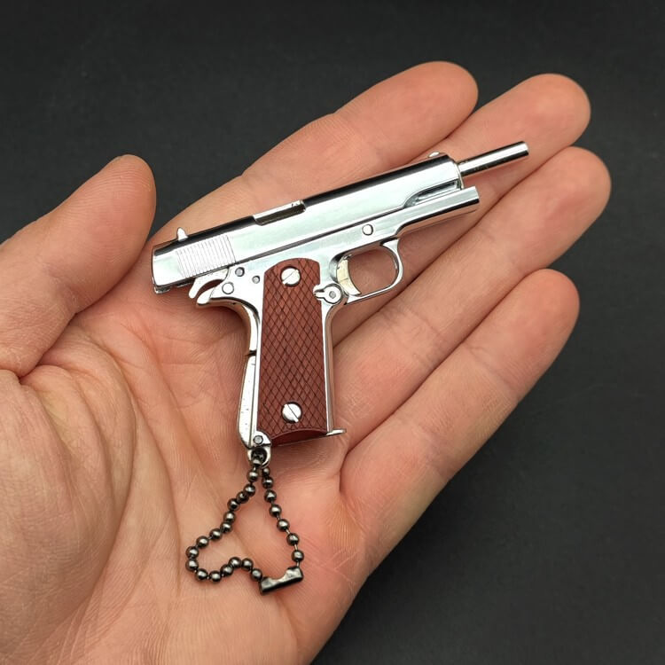 1911 gun keychain