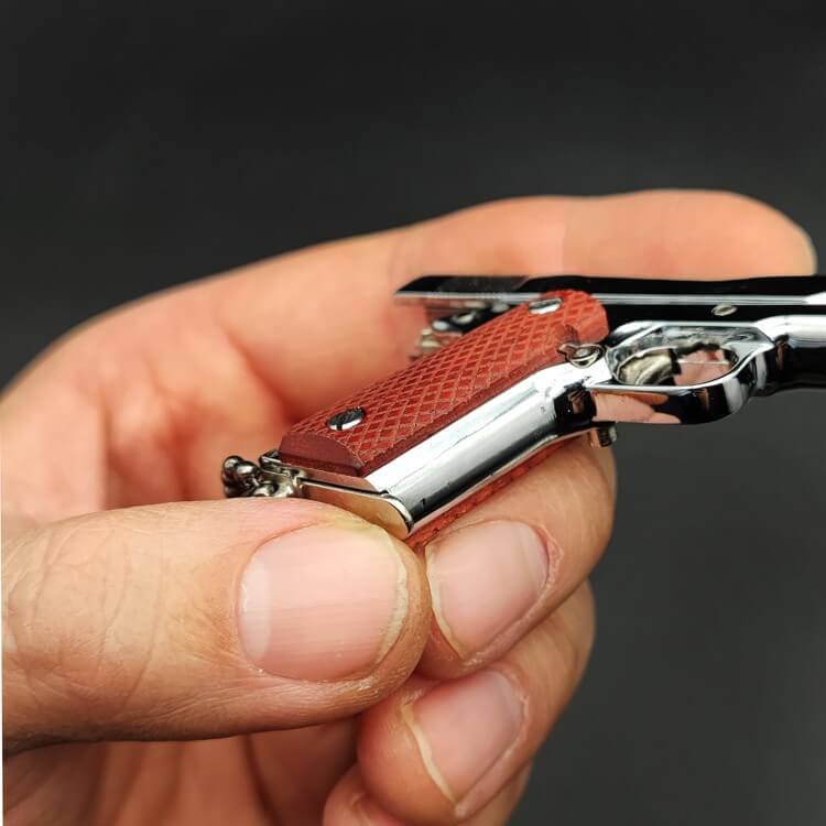 1911 gun keychain