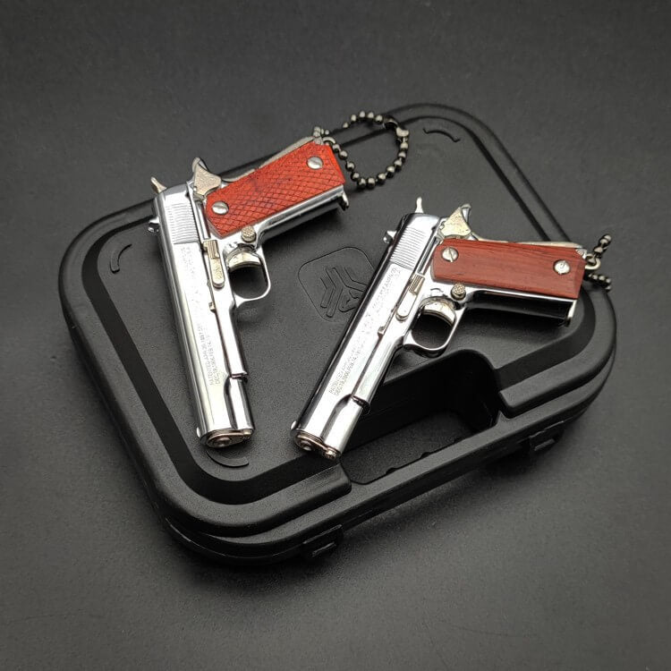 1911 gun keychain