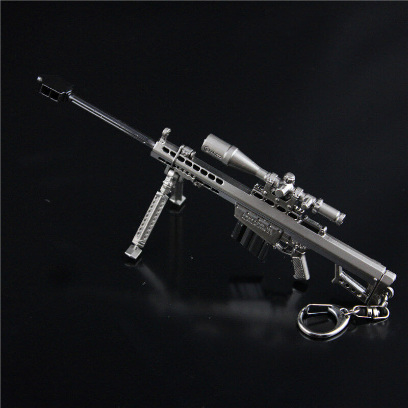 Metal Barrett M82A Keychains