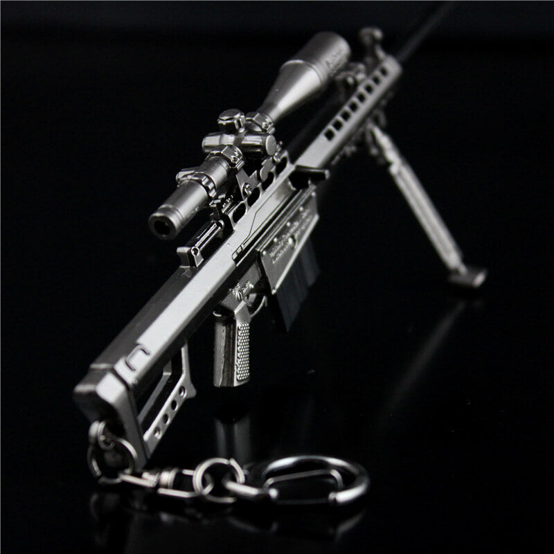 Metal Barrett M82A Keychains