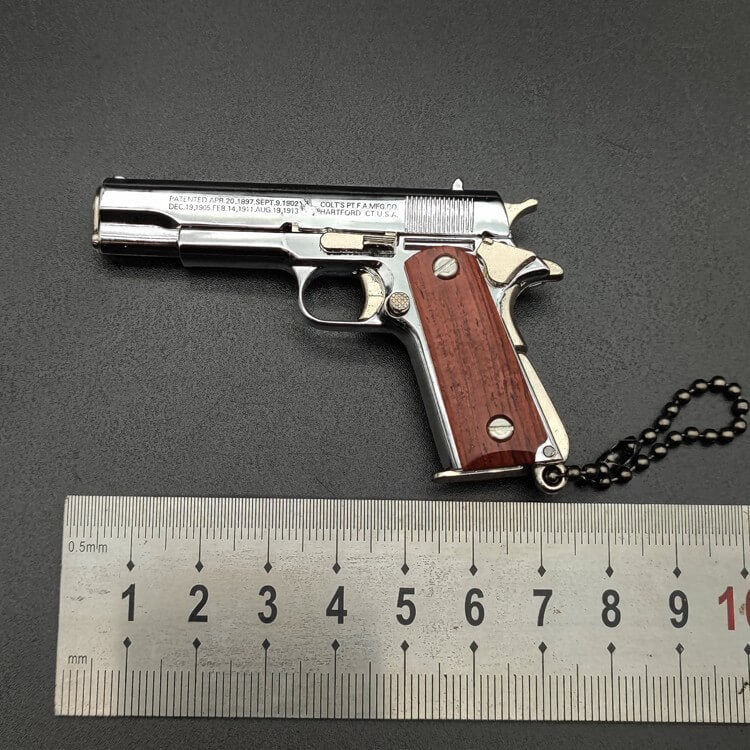 1911 gun keychain